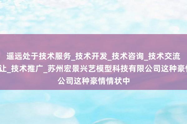 遥远处于技术服务_技术开发_技术咨询_技术交流_技术转让_技术推广_苏州宏景兴艺模型科技有限公司这种豪情情状中